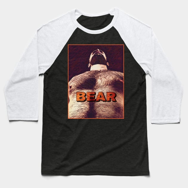 Gay Bear Baseball T-Shirt by JasonLloyd